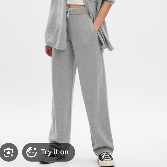 GAP Pants - GAP Women's Sweater Gray Lounge Pants